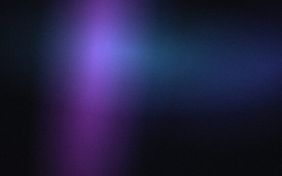 Abstract background with soft gradient transitions of deep blue and vibrant purple light on dark texture