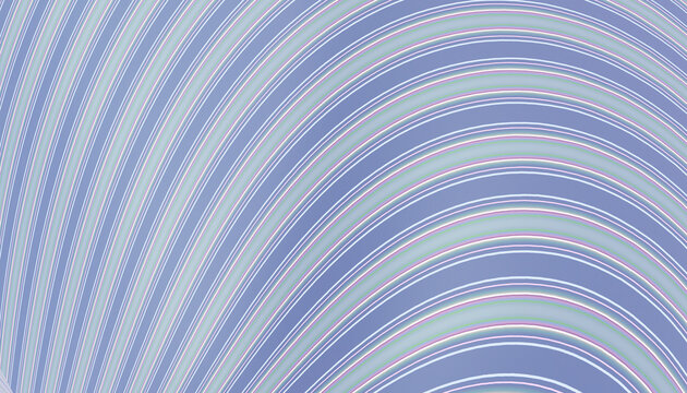 Rainbow colored arcs forming an abstract pastel pattern