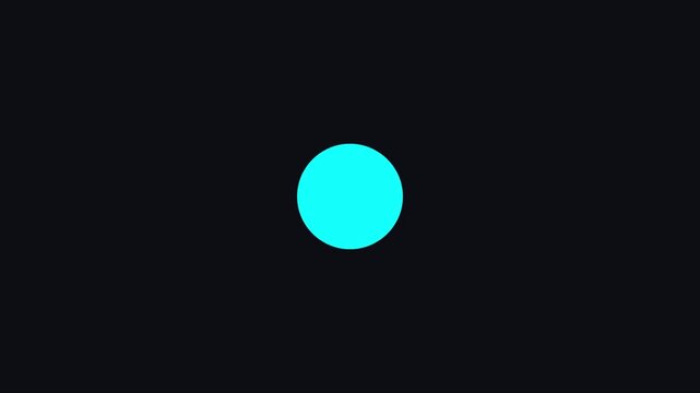 Abstract neon gradient morphing shape animation on dark 4k background, for modern motion