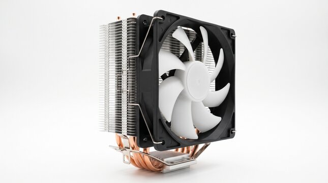 Computer Processor CPU Air Cooler with Copper Heat Pipes and Cooling Fan