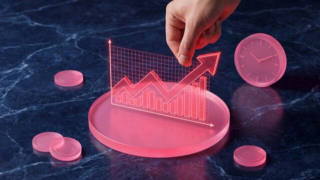 Athletic progress and performance growth concept, business manager analyzing sports data charts, training efficacy tracking, athletic achievement, fitness success metrics