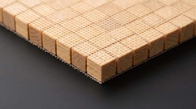 Balsa wood core sheet for architectural modeling and lightweight structural design projects.