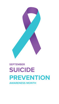 Vector illustration on the theme of National suicide prevention month observed each year during September banner, Holiday, poster, card and background design.