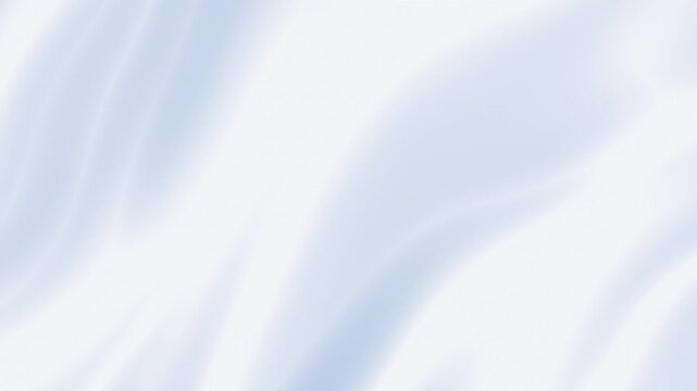 Soft diagonal folds in pale blue and white drift slowly across the frame, resembling light fabric in gentle motion, as a seamless looping background.
