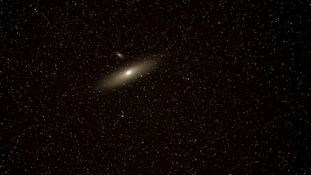 Galaxia de andromeda vistra desde terual. Andromeda galaxy seen from teruel