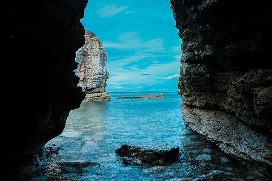 cave in the sea