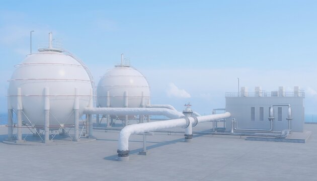LNG terminal using cryogenic cold energy recovery technology