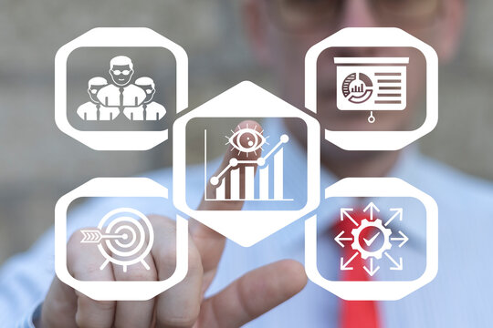 Concept of financial forecast. Financial growth business planning, investment strategy, economic forecasting, long term business, trend Analysis.