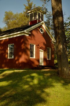 old fashioned one room schoolhouse