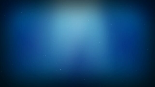Deep ethereal blue background with soft luminous glow of light particles, concept for digital artistic texture, presentation slide backdrop and atmospheric graphic design project creative visual