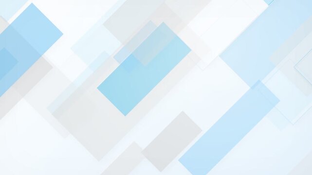 Minimalist geometric pattern with overlapping light blue rectangles, abstract corporate background concept for modern business presentation slides, website interface design, digital marketing