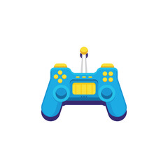 Game controller device representing robot remote control gaming © creativediastudio