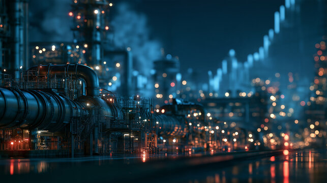Natural Gas Commodity Price Surge Enormous High Pressure Gas 