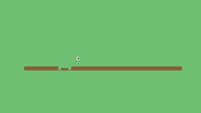 Color-Changing Chameleon - Cute 2D Flat Animation Loop