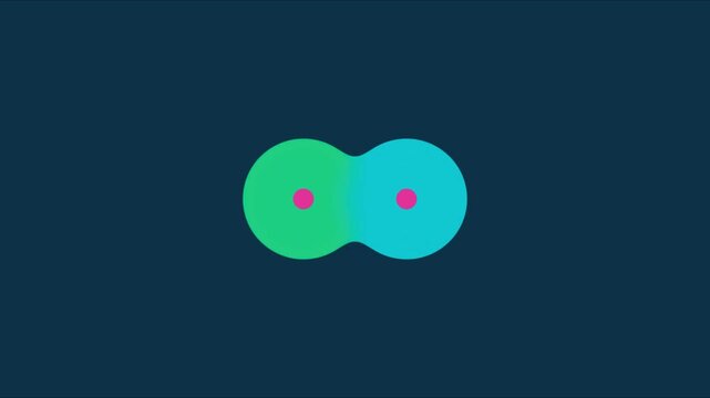 Abstract morphing gradient shapes animation: dynamic liquid motion 4k background