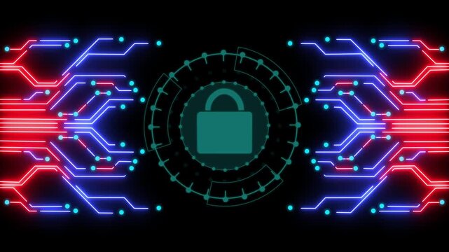 Cyber security concept. computer security and safety in internet.cyber data security or information privacy idea.