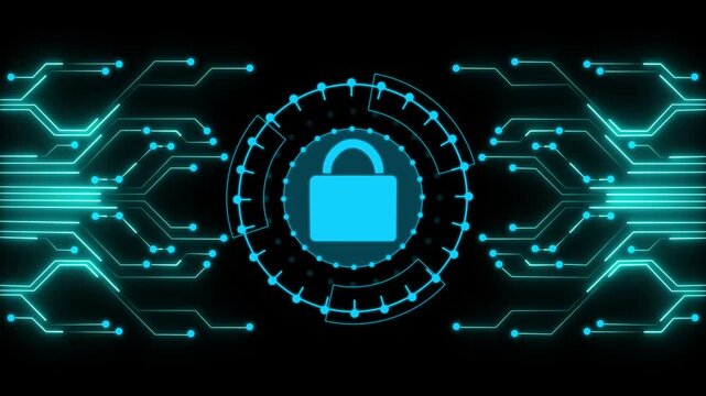 Cyber security concept. computer security and safety in internet.cyber data security or information privacy idea.