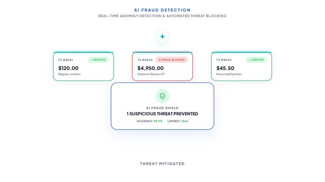 AI Fraud Detection and Real Time Transaction Security Monitoring