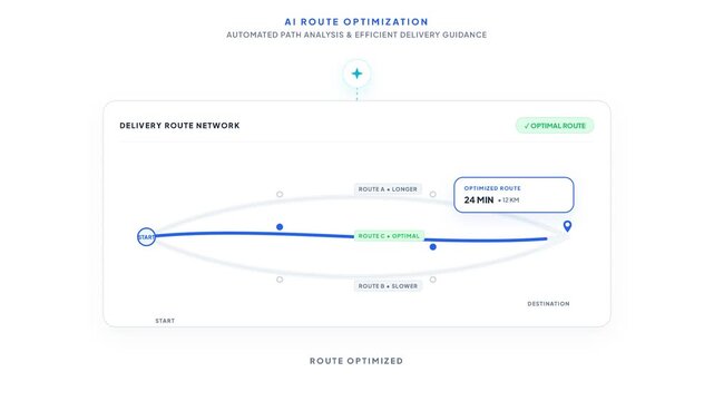 AI Route Optimization for Efficient Delivery and Logistics Planning