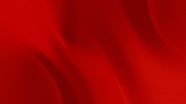 Red gradient grainy background with organically curved wave shapes and low-key lighting. Perfect for Valentine's Day themes, Lunar New Year or Christmas, luxury product advertisements