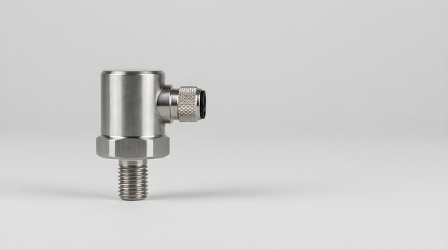 Industrial vibration sensor with M12 connector