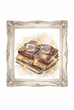 Glasses_Journals_Lights_Frame.svg