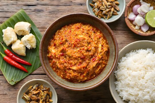 Sambal Tempoyak Lampung Traditional Fermented Durian Sambal