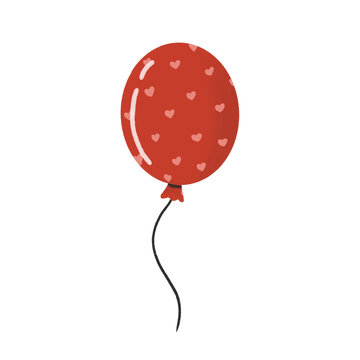 red and green balloons