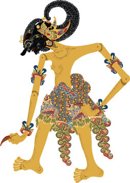 Bima, the shadow puppet character