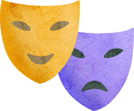 Comedy and Tragedy Masks