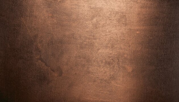 Bronze copper plate and steel metal sheet texture on a dark black brown surface, featuring metallic luster, rough details and industrial luxury background design
