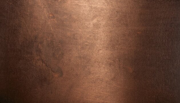 Bronze copper plate and steel metal sheet texture on a dark black brown surface, featuring metallic luster, rough details and industrial luxury background design