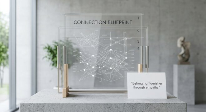 Connection Blueprint Diagram Displayed on Transparent Layers