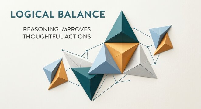 Folded Geometric Triangles Arranged in a Balanced Design