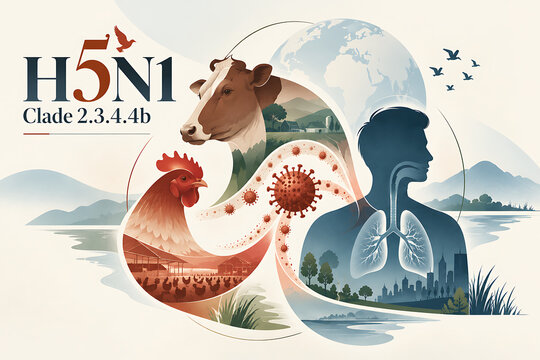 H5N1 Avian Influenza Clade 2.3.4.4b Emerging Mammalian Spillover Presentation Background