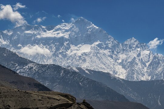 Annapurna mountain range, Kingdom of Mustang, Nepal