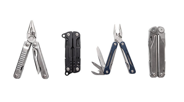 multitool PNG set , white background as transparent