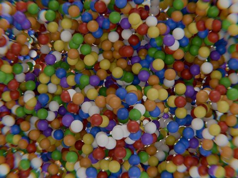 background of colorful beads