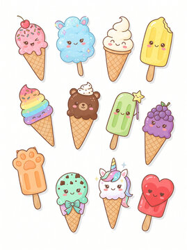 cute ice creams