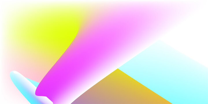 Vivid blurred colorful wallpaper background. Stylish translucent art watercolor blurred background in blue, pink, green, yellow and purple spots. For covers, wallpapers, branding, social media and oth