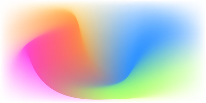 Vivid blurred colorful wallpaper background. Stylish translucent art watercolor blurred background in blue, pink, green, yellow and purple spots. For covers, wallpapers, branding, social media and oth