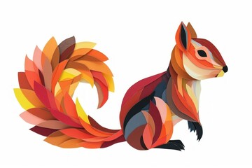 Fototapeta premium Squirrel animal mammal rodent.