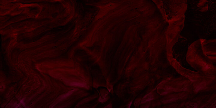 Deep crimson red abstract texture with dark, moody fluid forms, 90 characters background