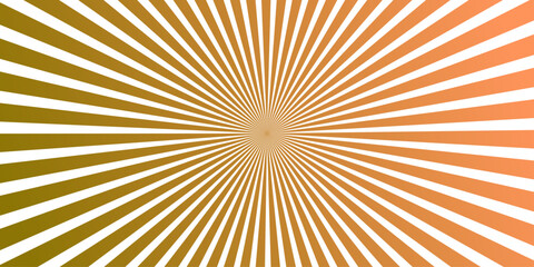 Fototapeta premium Abstract Sunburst Background with Radiating Rays, Bright Yellow and Orange Light Beams, Retro Radial Pattern, Vibrant Vector Illustration for Summer Wallpaper and Design