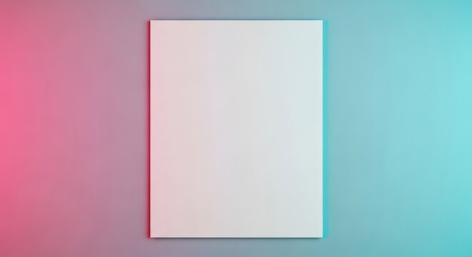 A clean, pristine white sheet of paper lying flat, suggesting unused potential, emptiness, or a complete absence of information and content, simple, purity, minimal