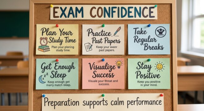 Exam Confidence: A Display of Study Tips and Preparation Advice