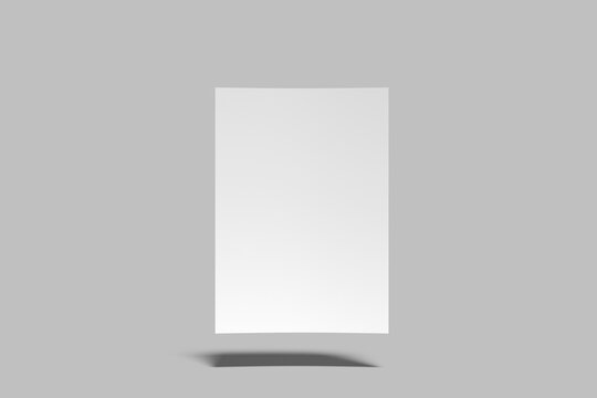 A5 Landscape Brosur Mockup Your Design Here	