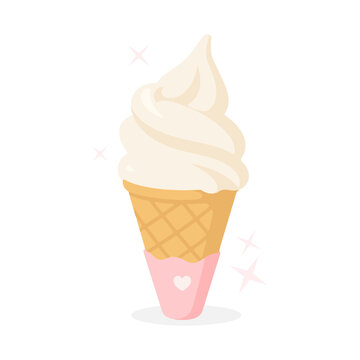 Pastel Ice Cream Cone 