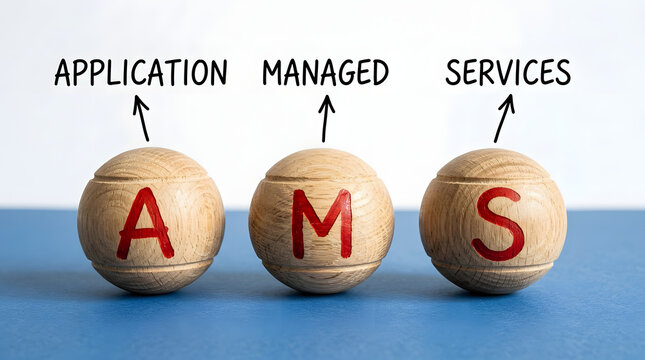 Three wooden spheres illustrate application managed