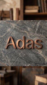 Adas metal sign
